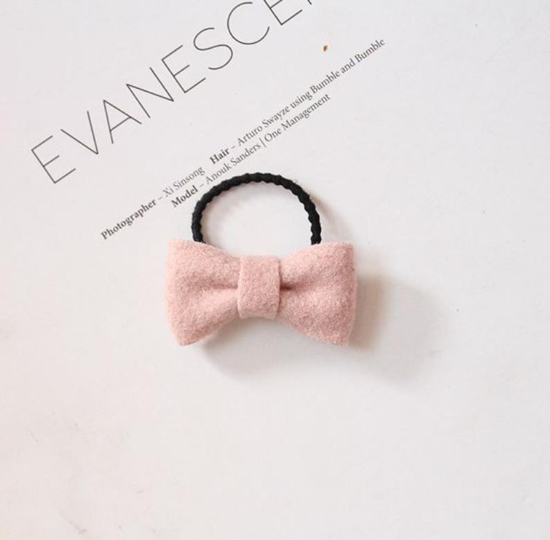 Naujas Velvet Girl velvetas Elastiniai plaukų kaklaraiščiai Guminės juostelės vaikams plaukams guma surišti į uodegą laikikliai Plaukų aksesuarai