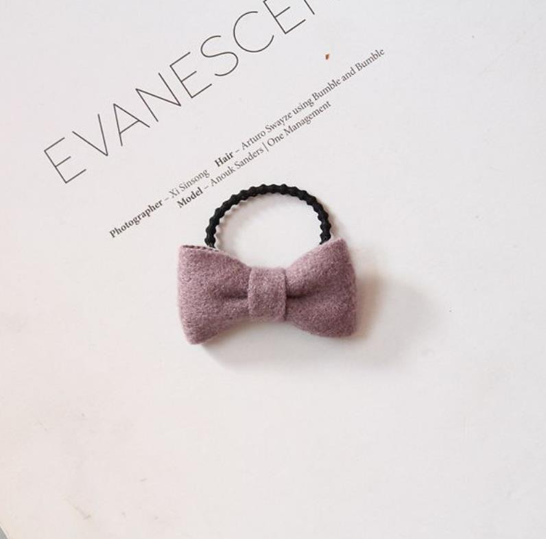 Naujas Velvet Girl velvetas Elastiniai plaukų kaklaraiščiai Guminės juostelės vaikams plaukams guma surišti į uodegą laikikliai Plaukų aksesuarai