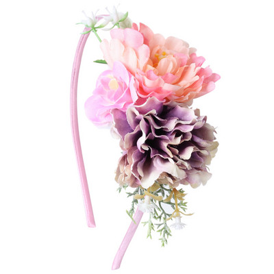 CN Benzile de păr cu flori din organza pentru fete Bentita de iepuraș de Paște Crăciun de petrecere pentru copii Cadouri de Paște Accesorii de păr Urechi de iepure Iepuraș