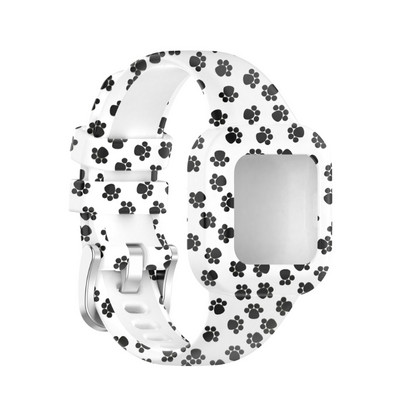 skirta GarminFit JR 3/Garmin vivofit JR 3 Reguliuojama sportinė silikoninė dilimui atspari apyrankė, vandeniui atspari apyrankė P0RC