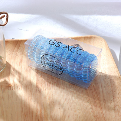 9 vnt mergaičių saldainių spalvos guminė juosta moteriška plaukų juosta plaukų aksesuarai Mergaičių gradiento spalvos telefono laidas plaukų žiedas plaukų aksesuarai