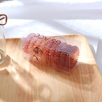 9 vnt mergaičių saldainių spalvos guminė juosta moteriška plaukų juosta plaukų aksesuarai Mergaičių gradiento spalvos telefono laidas plaukų žiedas plaukų aksesuarai