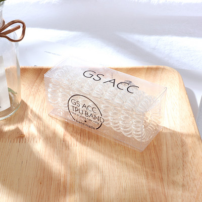 9 vnt mergaičių saldainių spalvos guminė juosta moteriška plaukų juosta plaukų aksesuarai Mergaičių gradiento spalvos telefono laidas plaukų žiedas plaukų aksesuarai