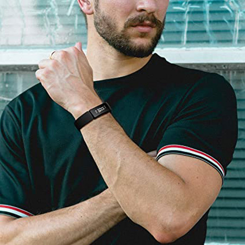 Curea de înlocuire din silicon pentru ceasul inteligent Fitbit Inspire 2 Curea de înlocuire pentru încheietura mâinii pentru brățară Fitbit Inspire2 Color simplu