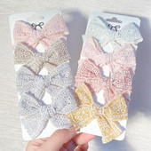 4 bucăți/set agrafe de păr din dantelă dulce pentru copii, pentru fete drăguțe, agrafe de tip boutique, agrafe, accesorii pentru păr pentru copii, cadouri