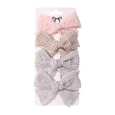 4 bucăți/set agrafe de păr din dantelă dulce pentru copii, pentru fete drăguțe, agrafe de tip boutique, agrafe, accesorii pentru păr pentru copii, cadouri