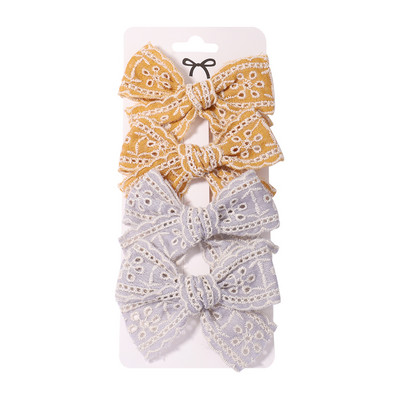 4 bucăți/set agrafe de păr din dantelă dulce pentru copii, pentru fete drăguțe, agrafe de tip boutique, agrafe, accesorii pentru păr pentru copii, cadouri
