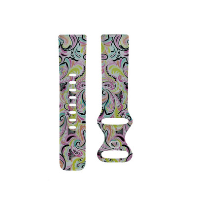 Szíj Fitbit Charge 5 csuklópánthoz Puha szilikon sportpótló mintás pánt Fitbit Charge 5 karkötő correa