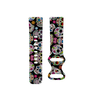 Szíj Fitbit Charge 5 csuklópánthoz Puha szilikon sportpótló mintás pánt Fitbit Charge 5 karkötő correa