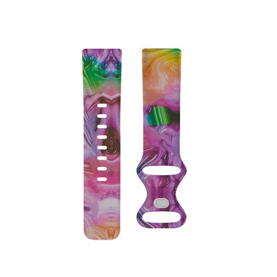 Szíj Fitbit Charge 5 csuklópánthoz Puha szilikon sportpótló mintás pánt Fitbit Charge 5 karkötő correa