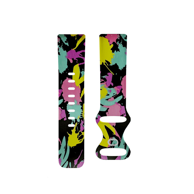 Szíj Fitbit Charge 5 csuklópánthoz Puha szilikon sportpótló mintás pánt Fitbit Charge 5 karkötő correa