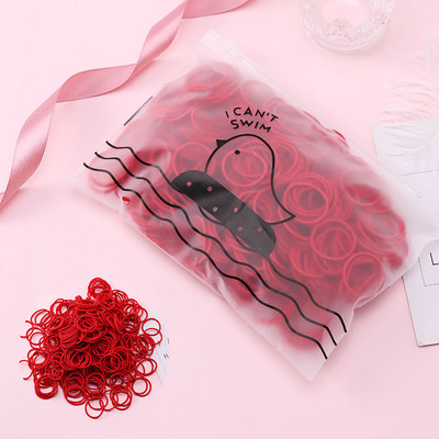 100 kom/set nove djevojke slatke šarene najlonske osnovne elastične gumice za kosu dječje gumice traka za glavu gumica modni dodaci za kosu