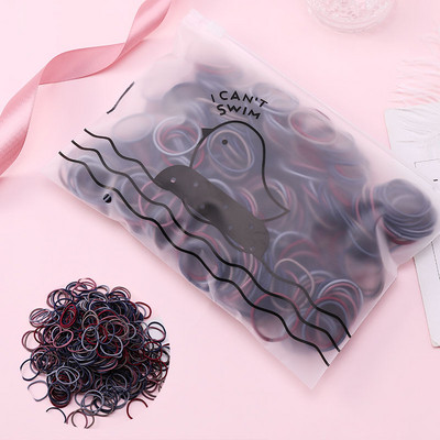 100 kom/set nove djevojke slatke šarene najlonske osnovne elastične gumice za kosu dječje gumice traka za glavu gumica modni dodaci za kosu