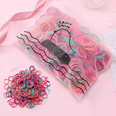 100 kom/set nove djevojke slatke šarene najlonske osnovne elastične gumice za kosu dječje gumice traka za glavu gumica modni dodaci za kosu