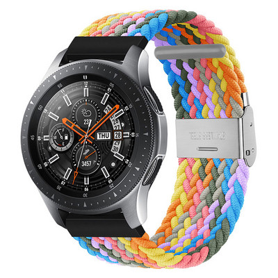 22/20 mm podesiva pletena elastična najlonska traka s petljom za TicWatch Band Pro 3 Ultra GPS /GTX/S2/E2/E3/GTH remen za sport