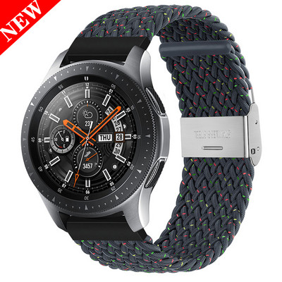 22/20 mm podesiva pletena elastična najlonska traka s petljom za TicWatch Band Pro 3 Ultra GPS /GTX/S2/E2/E3/GTH remen za sport