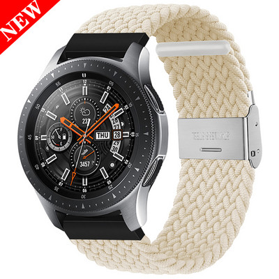 22/20 mm podesiva pletena elastična najlonska traka s petljom za TicWatch Band Pro 3 Ultra GPS /GTX/S2/E2/E3/GTH remen za sport