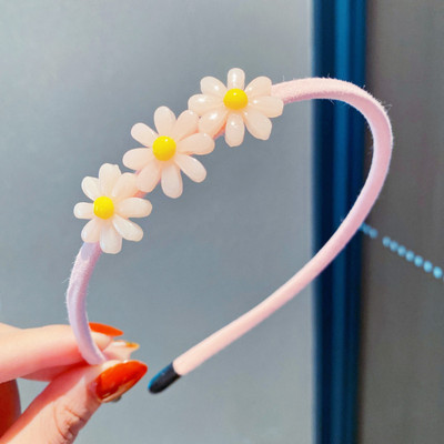 Noi fete drăguțe, culori bomboane, cerc de păr cu desene animate, bentițe de păr cu inimă de flori pentru copii, bentiță pentru copii, accesorii de păr la modă, accesorii pentru cap