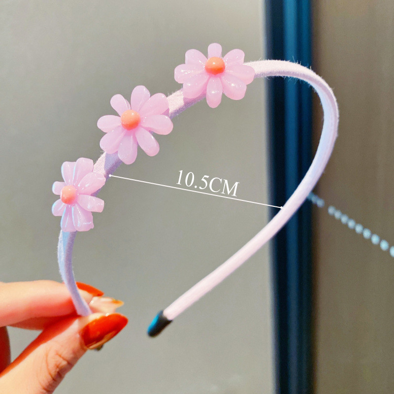 Noi fete drăguțe, culori bomboane, cerc de păr cu desene animate, bentițe de păr cu inimă de flori pentru copii, bentiță pentru copii, accesorii de păr la modă, accesorii pentru cap