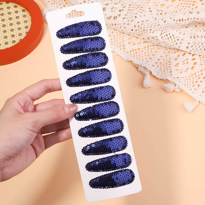 10 buc/set agrafe de păr din metal cu paiete decolorate coreene pentru copii, fete, agrafe de păr lucrate manual, agrafe BB, accesorii pentru păr