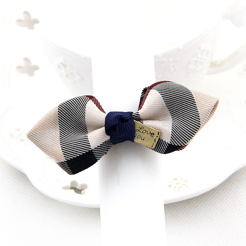 Mood Ruuduline nahkrihm juuksering liblikasõlm juuksenöör lips juuksenöör naiste peakate Juuksenõel Juuste aksessuaarid