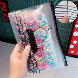 500Pcs/Pack 2021 Novi crtići Dječja beba ne ozlijedi uže za kosu visoka elastična mala omča za kosu Dodaci za kosu Pokrivala