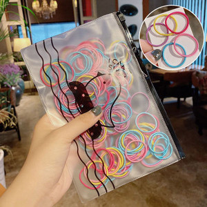 500Pcs/Pack 2021 Novi crtići Dječja beba ne ozlijedi uže za kosu visoka elastična mala omča za kosu Dodaci za kosu Pokrivala