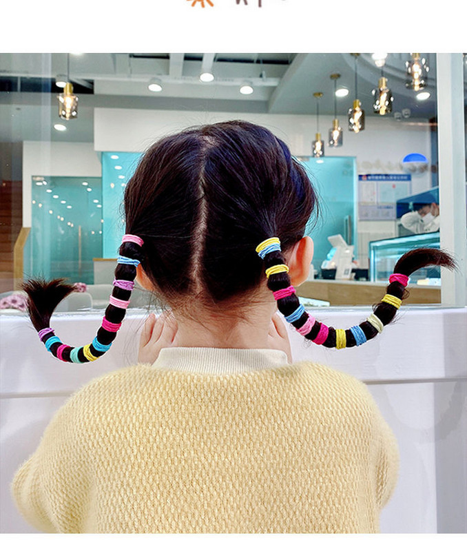 500Pcs/Pack 2021 Novi crtići Dječja beba ne ozlijedi uže za kosu visoka elastična mala omča za kosu Dodaci za kosu Pokrivala