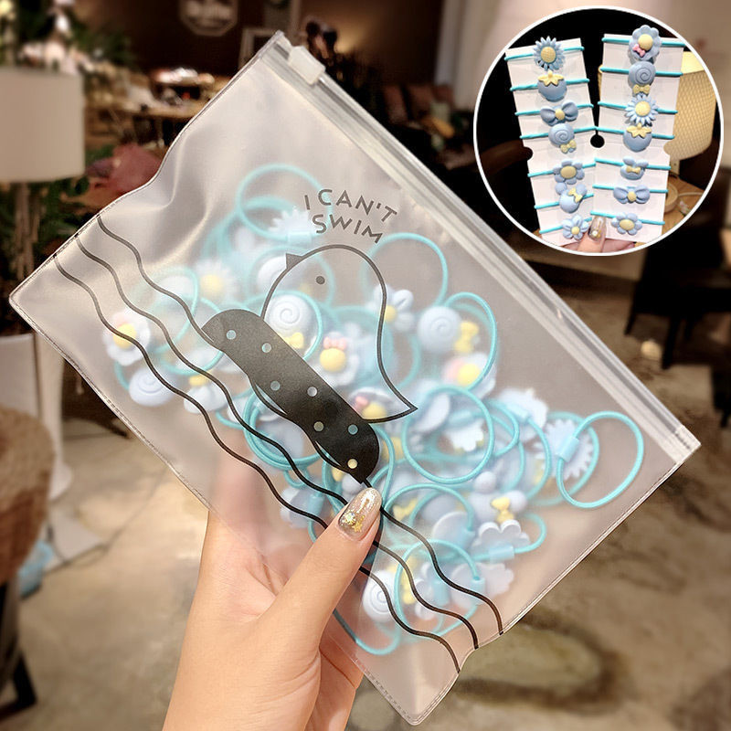 500Pcs/Pack 2021 Novi crtići Dječja beba ne ozlijedi uže za kosu visoka elastična mala omča za kosu Dodaci za kosu Pokrivala