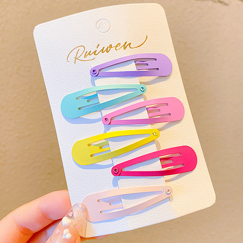 Roztomilé kreslené farebné sponky do vlasov v tvare pentagramu, dievčenské sladké sponky do vlasov, detské sponky do vlasov, ozdoba, darček