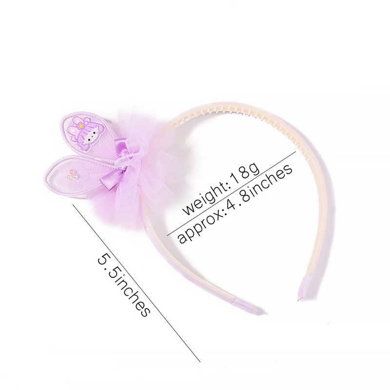 1 komad nasumičnih stilova, slatke gumice za kosu sa zečjim ušima od organze za djevojčice, slatke trake za kosu s mašnom princeze, biserni dodaci za kosu, dječji dar