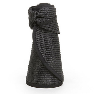 LaMaxPa Pălărie nouă de vară pentru femei, pălărie de soare pliabilă, pălărie de plajă cu boruri largi, pălărie de paie, șapcă de protecție UV pentru plajă