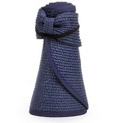 LaMaxPa Pălărie nouă de vară pentru femei, pălărie de soare pliabilă, pălărie de plajă cu boruri largi, pălărie de paie, șapcă de protecție UV pentru plajă