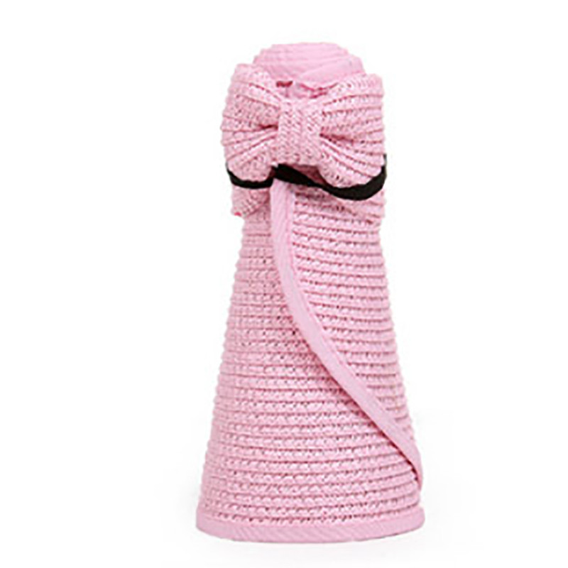 LaMaxPa Pălărie nouă de vară pentru femei, pălărie de soare pliabilă, pălărie de plajă cu boruri largi, pălărie de paie, șapcă de protecție UV pentru plajă