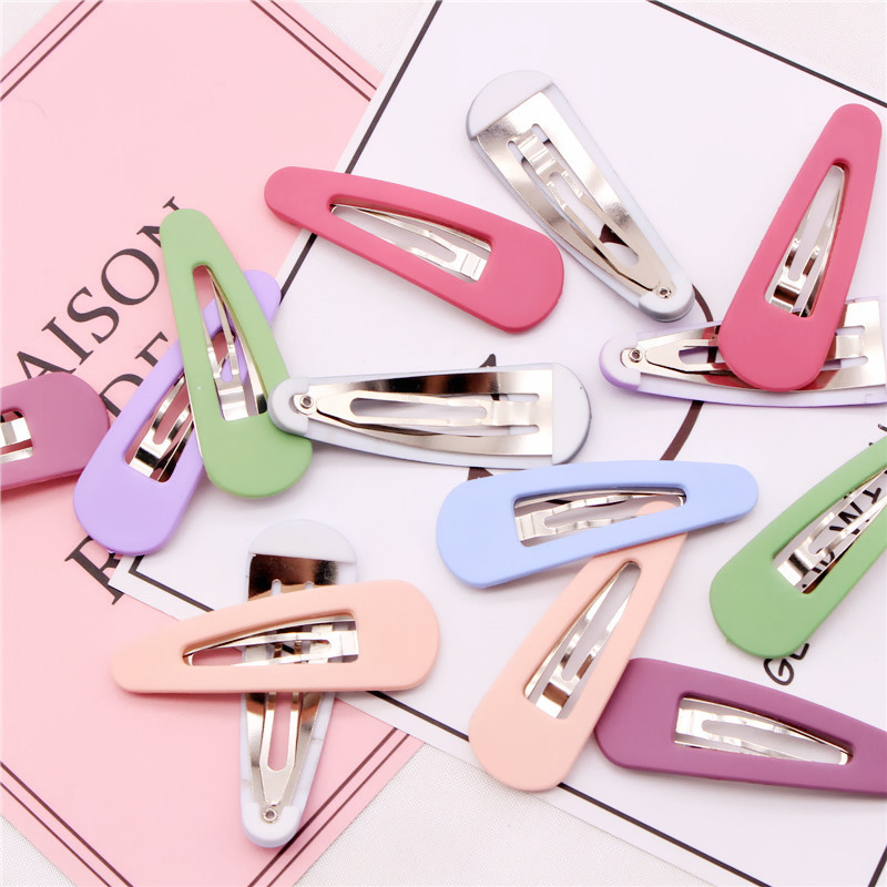 10 kom/lot dječja BB kopča jednostavna i slatka ukosnica u boji Europsko i američko novo pokrivalo za glavu mat boje