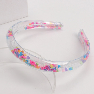 Bentite minunate pentru copii Cerce de păr cu paiete transparente, cu dinți, bentite cu sclipici pentru fete, accesorii de păr dulce coreene