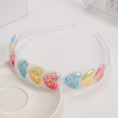 Bentite minunate pentru copii Cerce de păr cu paiete transparente, cu dinți, bentite cu sclipici pentru fete, accesorii de păr dulce coreene