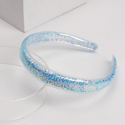 Bentite minunate pentru copii Cerce de păr cu paiete transparente, cu dinți, bentite cu sclipici pentru fete, accesorii de păr dulce coreene