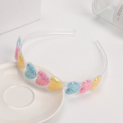 Bentite minunate pentru copii Cerce de păr cu paiete transparente, cu dinți, bentite cu sclipici pentru fete, accesorii de păr dulce coreene