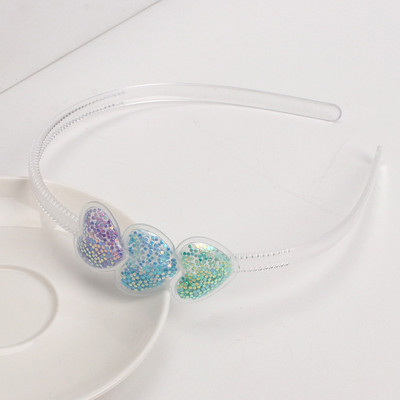 Bentite minunate pentru copii Cerce de păr cu paiete transparente, cu dinți, bentite cu sclipici pentru fete, accesorii de păr dulce coreene