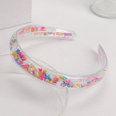 Bentite minunate pentru copii Cerce de păr cu paiete transparente, cu dinți, bentite cu sclipici pentru fete, accesorii de păr dulce coreene