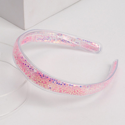 Bentite minunate pentru copii Cerce de păr cu paiete transparente, cu dinți, bentite cu sclipici pentru fete, accesorii de păr dulce coreene