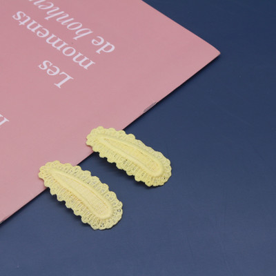 5 bucăți/set nou agrafă de păr din țesătură solidă temperament coreean drăguț cu clemă BB, accesorii simple de păr pentru copii