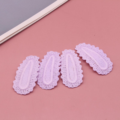 5 bucăți/set nou agrafă de păr din țesătură solidă temperament coreean drăguț cu clemă BB, accesorii simple de păr pentru copii