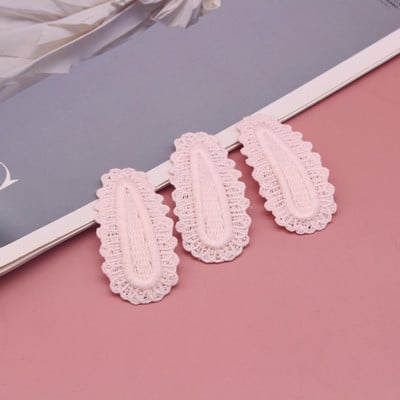 5 bucăți/set nou agrafă de păr din țesătură solidă temperament coreean drăguț cu clemă BB, accesorii simple de păr pentru copii