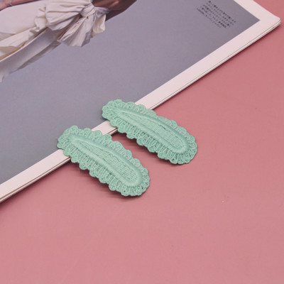 5 bucăți/set nou agrafă de păr din țesătură solidă temperament coreean drăguț cu clemă BB, accesorii simple de păr pentru copii