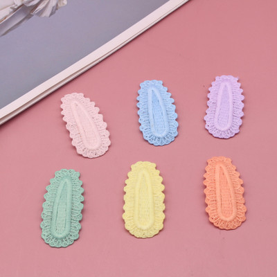 5 bucăți/set nou agrafă de păr din țesătură solidă temperament coreean drăguț cu clemă BB, accesorii simple de păr pentru copii