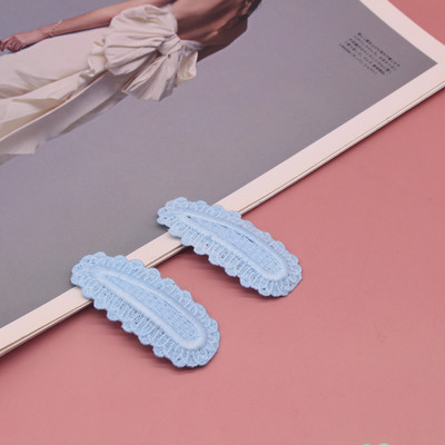 5 bucăți/set nou agrafă de păr din țesătură solidă temperament coreean drăguț cu clemă BB, accesorii simple de păr pentru copii