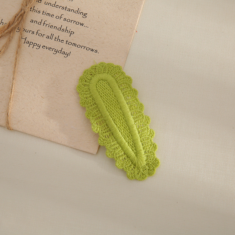 5 bucăți/set nou agrafă de păr din țesătură solidă temperament coreean drăguț cu clemă BB, accesorii simple de păr pentru copii