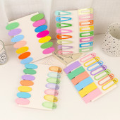 10 kom./Part novih slatkih šarenih četvrtastih ukosnica u obliku kapi vode, plastičnih kopči za kosu, ukosnica za djevojčice, modni dodaci za kosu